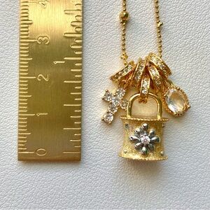 Elegant Gold Padlock Pendant Necklace